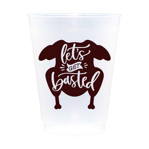 Thanksgiving Frosted Roadie Cup 10 Pack {Get Basted}