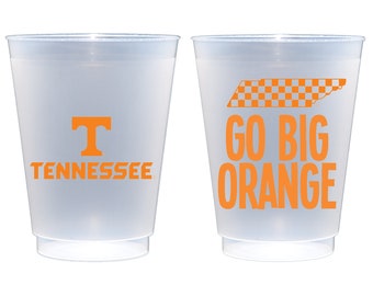 University of Tennessee - Logo/Go Big Orange {Frosted Cup 10 Pack}