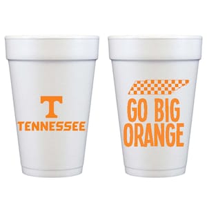 University of Tennessee - Logo/Go Big Orange {Foam Cup 10 Pack}
