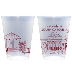 University of South Carolina Skyline-Columbia {Shatterproof Cup 10 Pack}