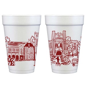 University of Oklahoma Skyline Foam Cup 10 Pack - Norman, Oklahoma