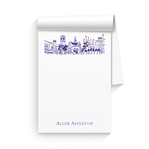 Set di blocchi note personalizzati {University of Florida Campus Skyline - Gainesville}