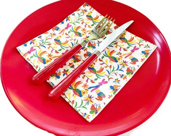 Mexican Embroidery Otomi Napkin Pack (20 Pack)
