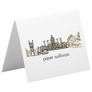 Personalisiertes Faltkarten-Briefpapier-Set {University of Missouri / MIZZOU Columbia, Missouri}