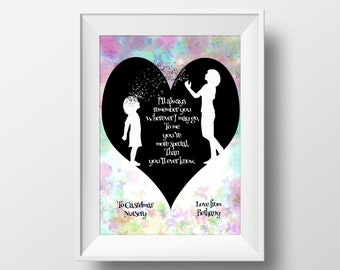 Poem Print Thank You for Teachers, Childminder Gift, Nanny Gift, Nursery Thank You Gift, Poem for Teachers, Poem Art, Teacher Gift