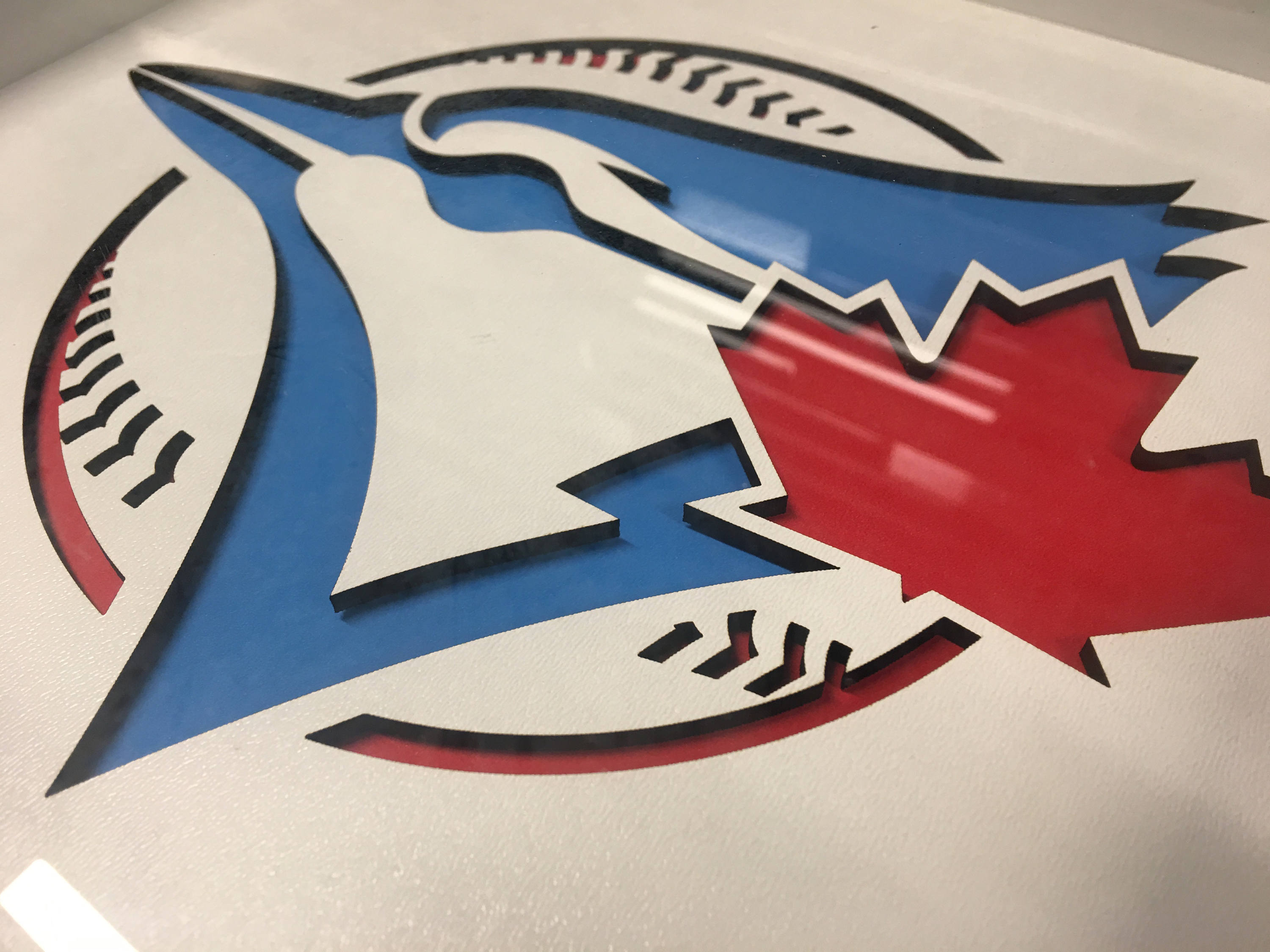 Toronto Blue Jays 3D Stencil Art Shadow Box Etsy