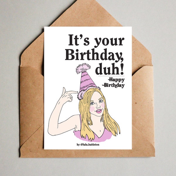 Mean Girls Card - Etsy