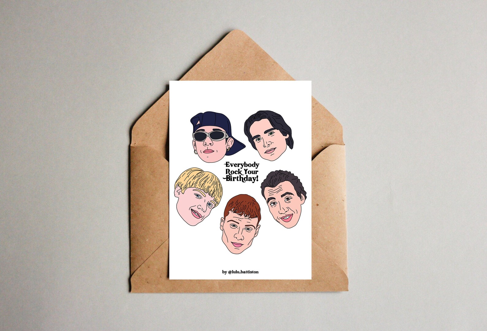 Digital Download BACKSTREET BOYS Birthday Anniversary Card Etsy