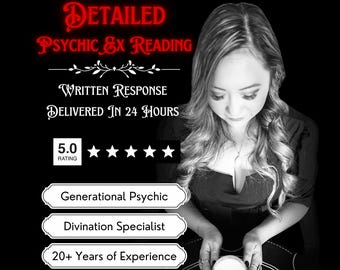 Detailed Psychic Ex Reading by Professional Psychic | One Question | 24 Hours | Ex-Lover Reading | Reconciliation Reading | Will They Return