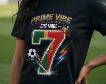 Cristiano Ronaldo CR7 voetbalshirt Portugal 2026 | T-shirt voor WK-fan