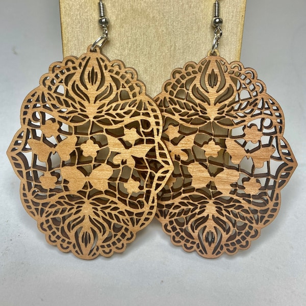 Intricate Butterfly Garden Earrings