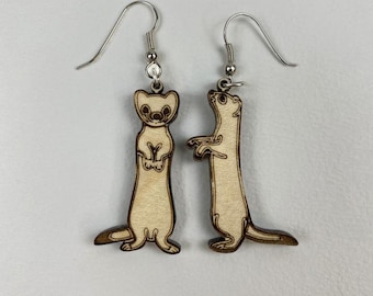 ferret earrings
