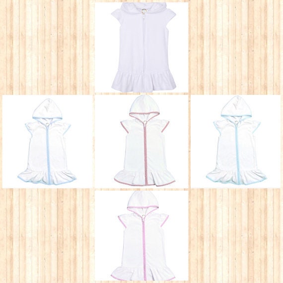 Girl Swimsuit Cover Up Toddler Swim Cover Up Terry Cloth Etsy