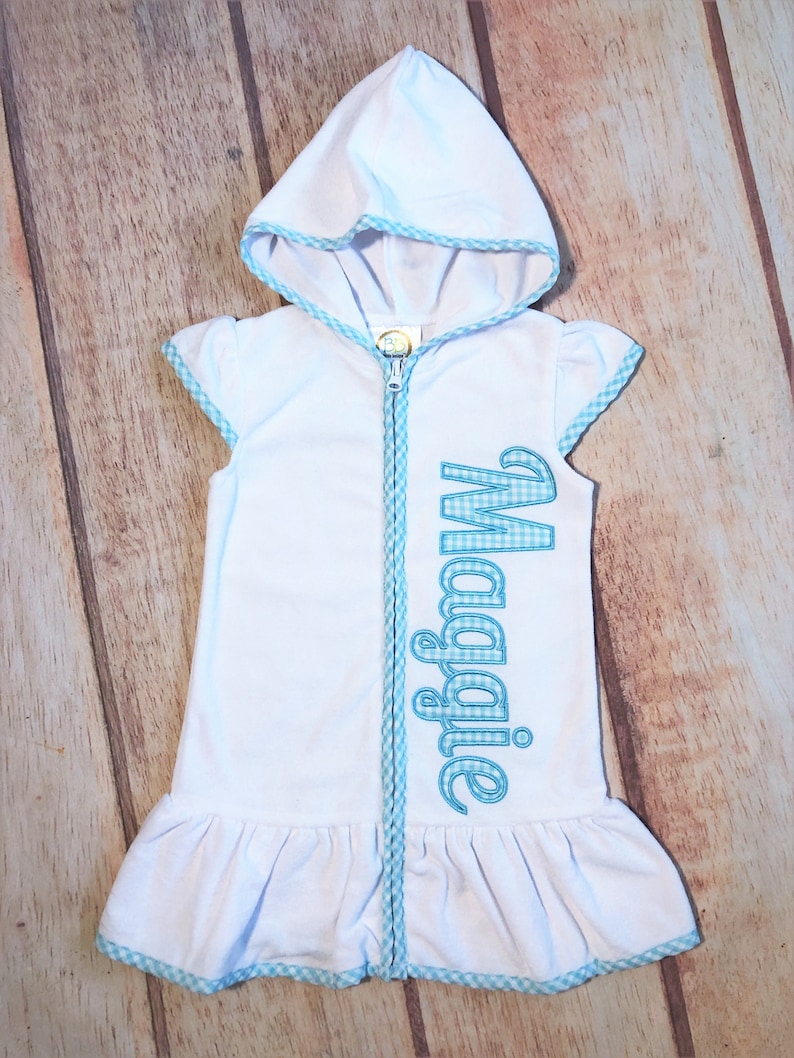 Girl Swimsuit Cover Up Toddler Swim Cover Up Terry Cloth Etsy
