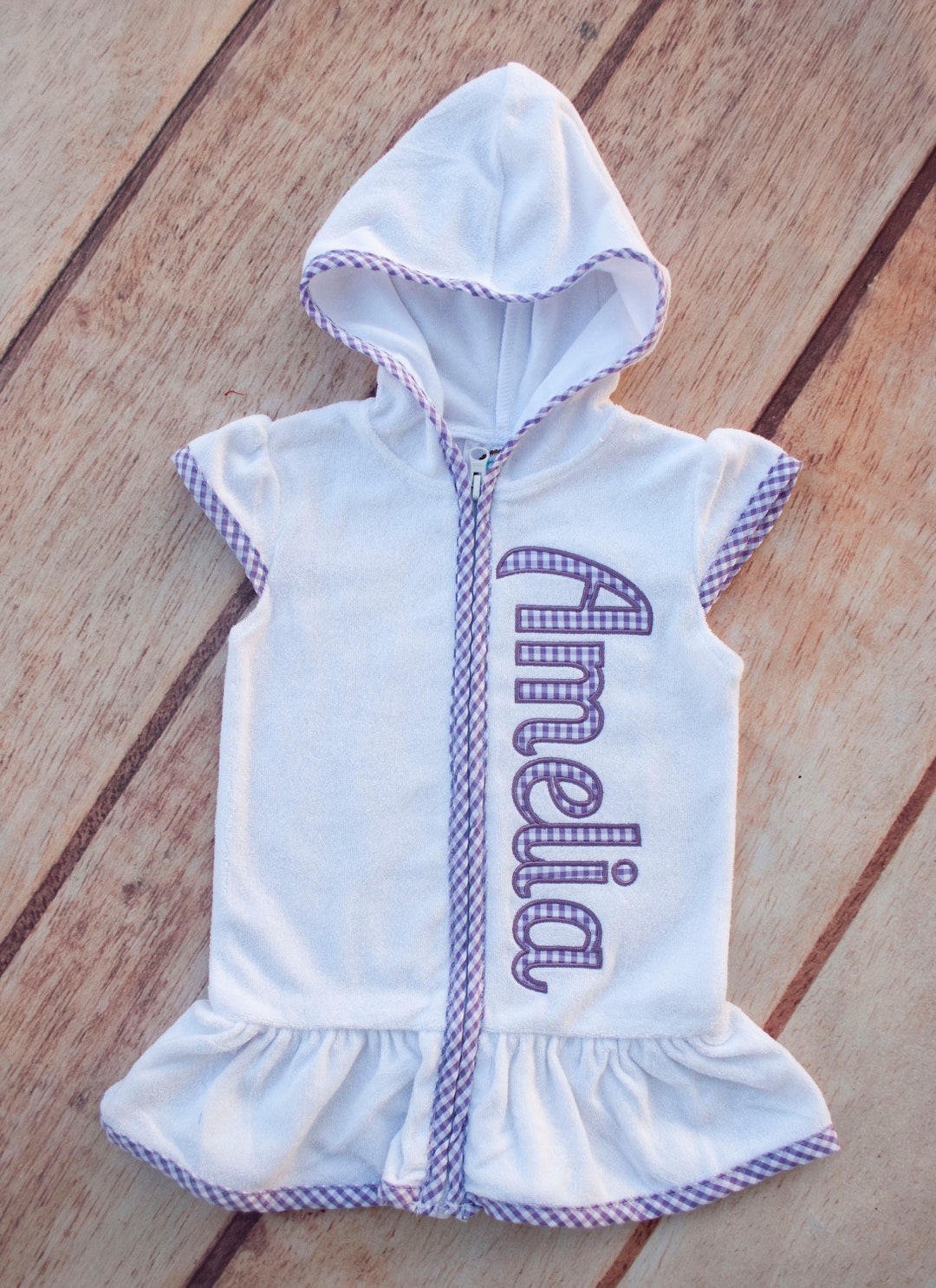 Girl Swimsuit Cover Up Toddler Swim Cover Up Terry Cloth Etsy