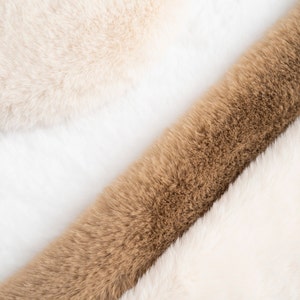 BUNNY textile, upholstery fabric for furniture, fur