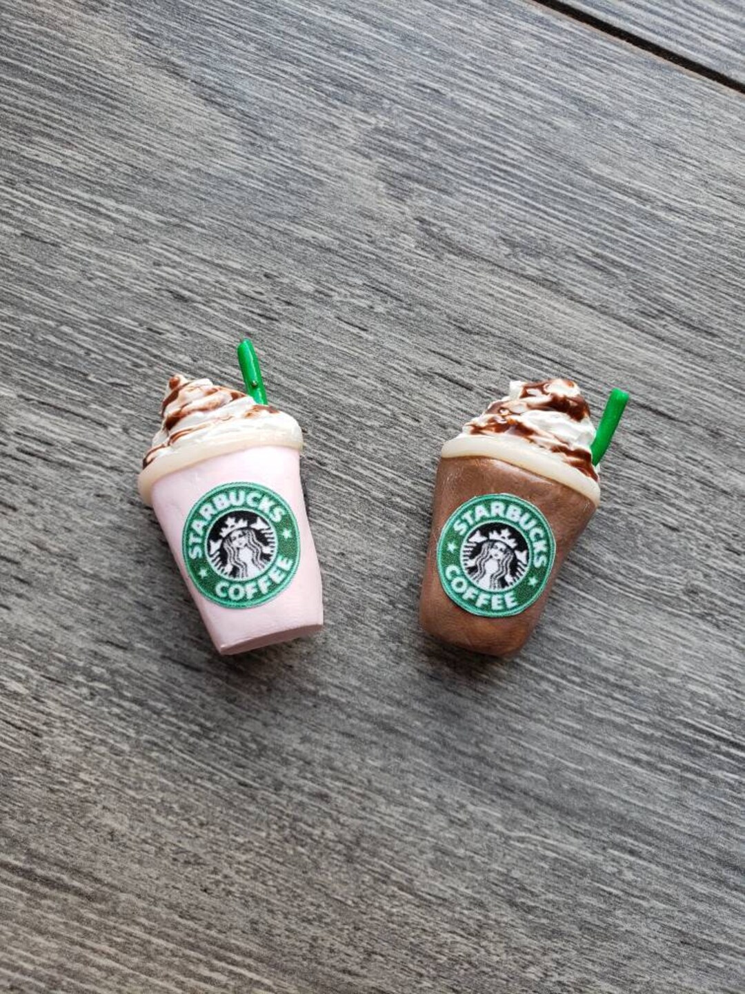 DIY Doll Miniature Accessories Starbucks Coffee - No Polymer Clay 