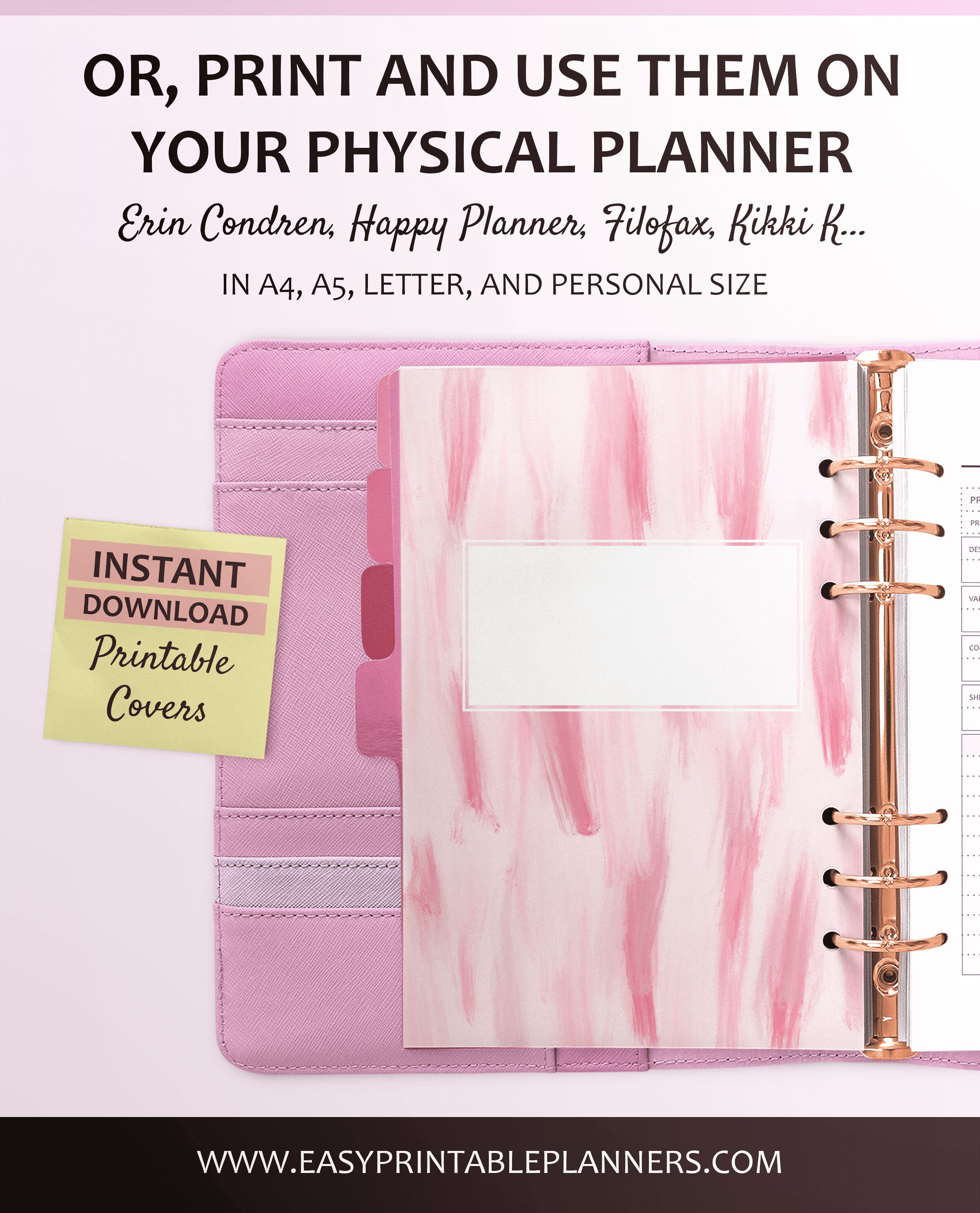 Happy Planner Binder Covers Planner and Notebook Covers for Etsy