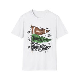 Game Day Football Tee — T-shirt met 'Touchdown' wimpelprint