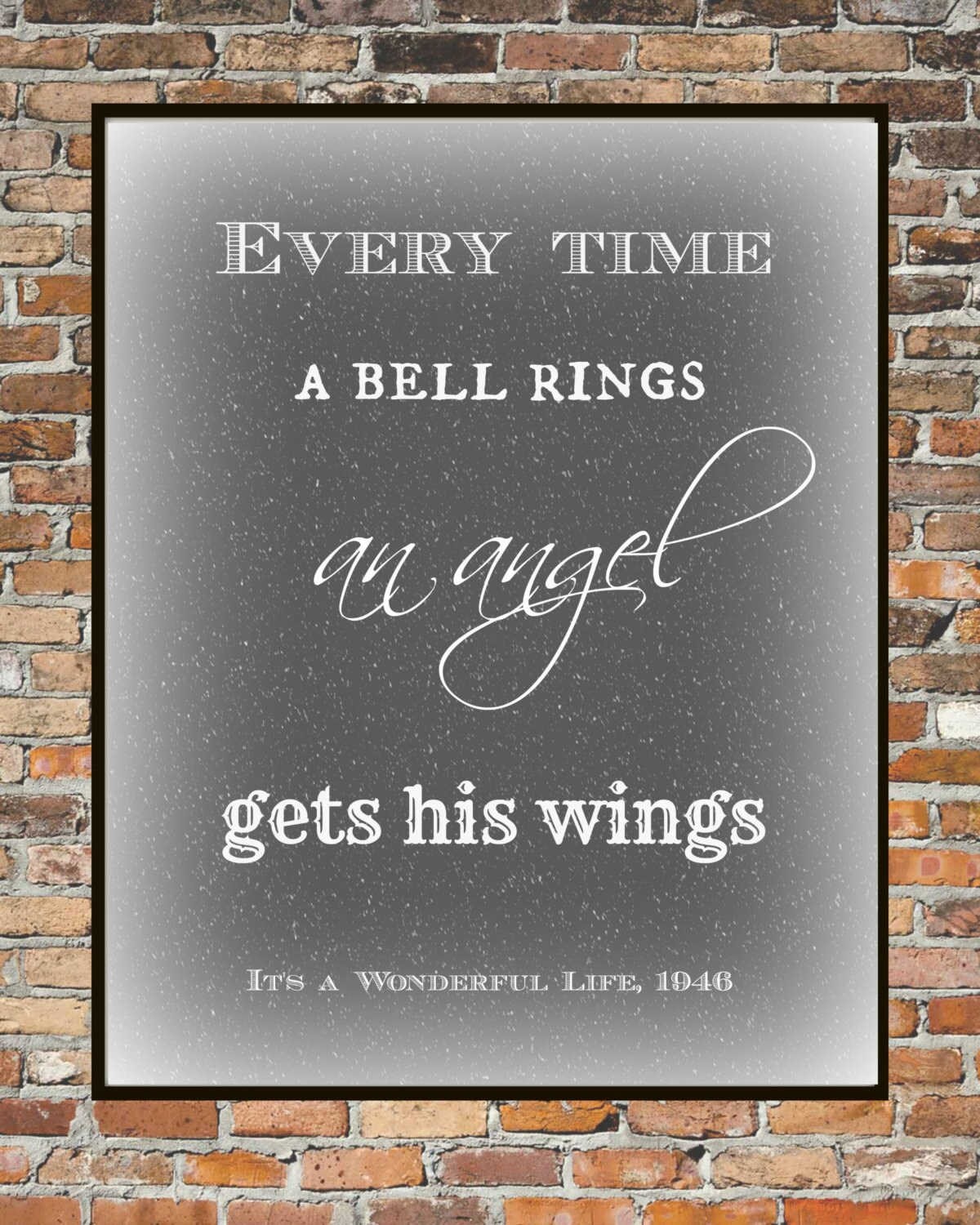 CHRISTMAS It's a Wonderful Life Angel Gets His Wings Etsy
