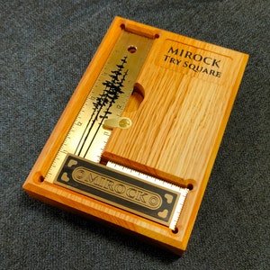 Mirock Brass Try Square Imperial