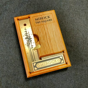 Mirock Brass Try Square Imperial - Etsy