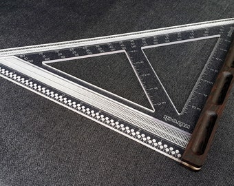 Mirock Square Metric Brass 120mm Nice Gift for Woodworker | Etsy