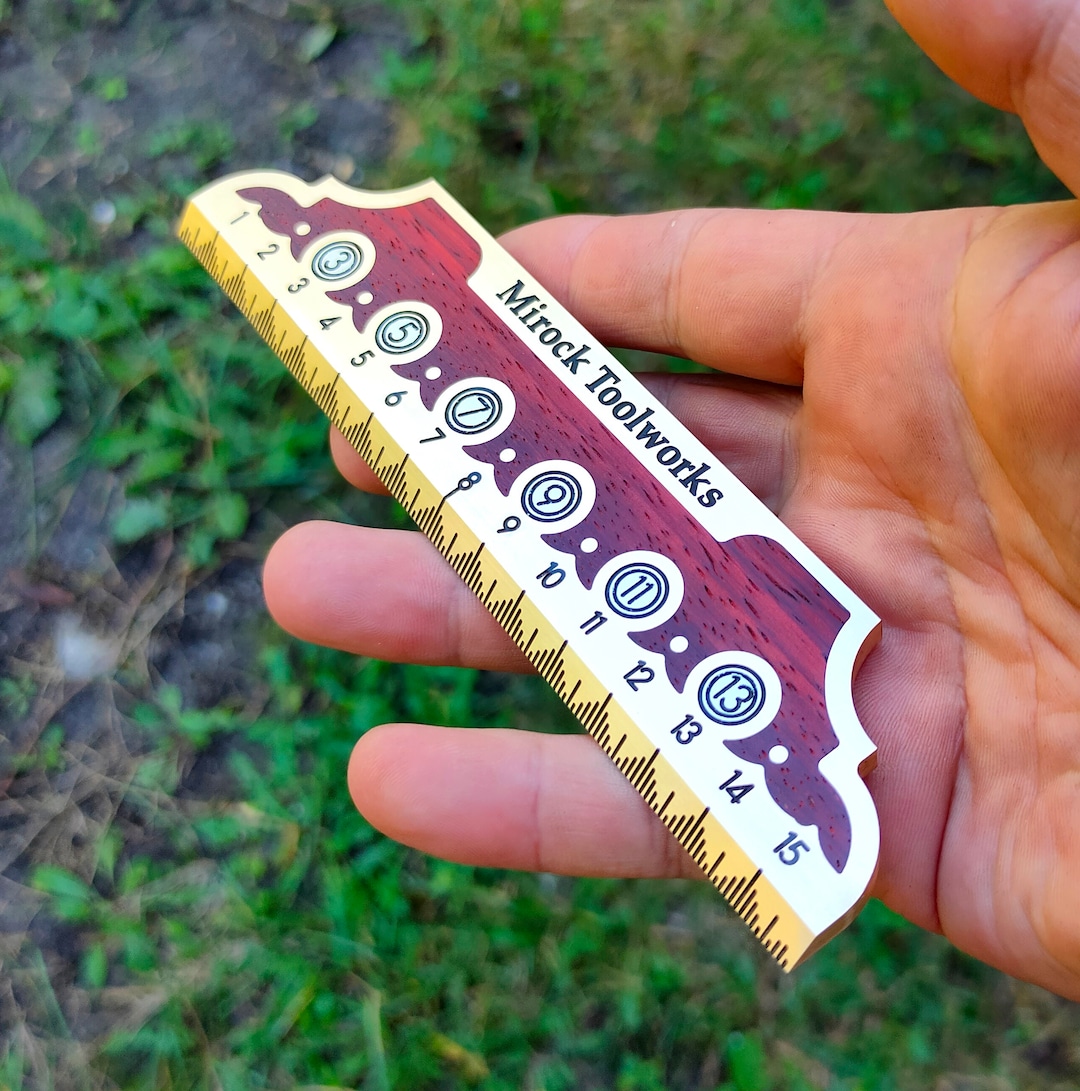 Mirock Vintage Brass Ruler Metric 160mm - Etsy