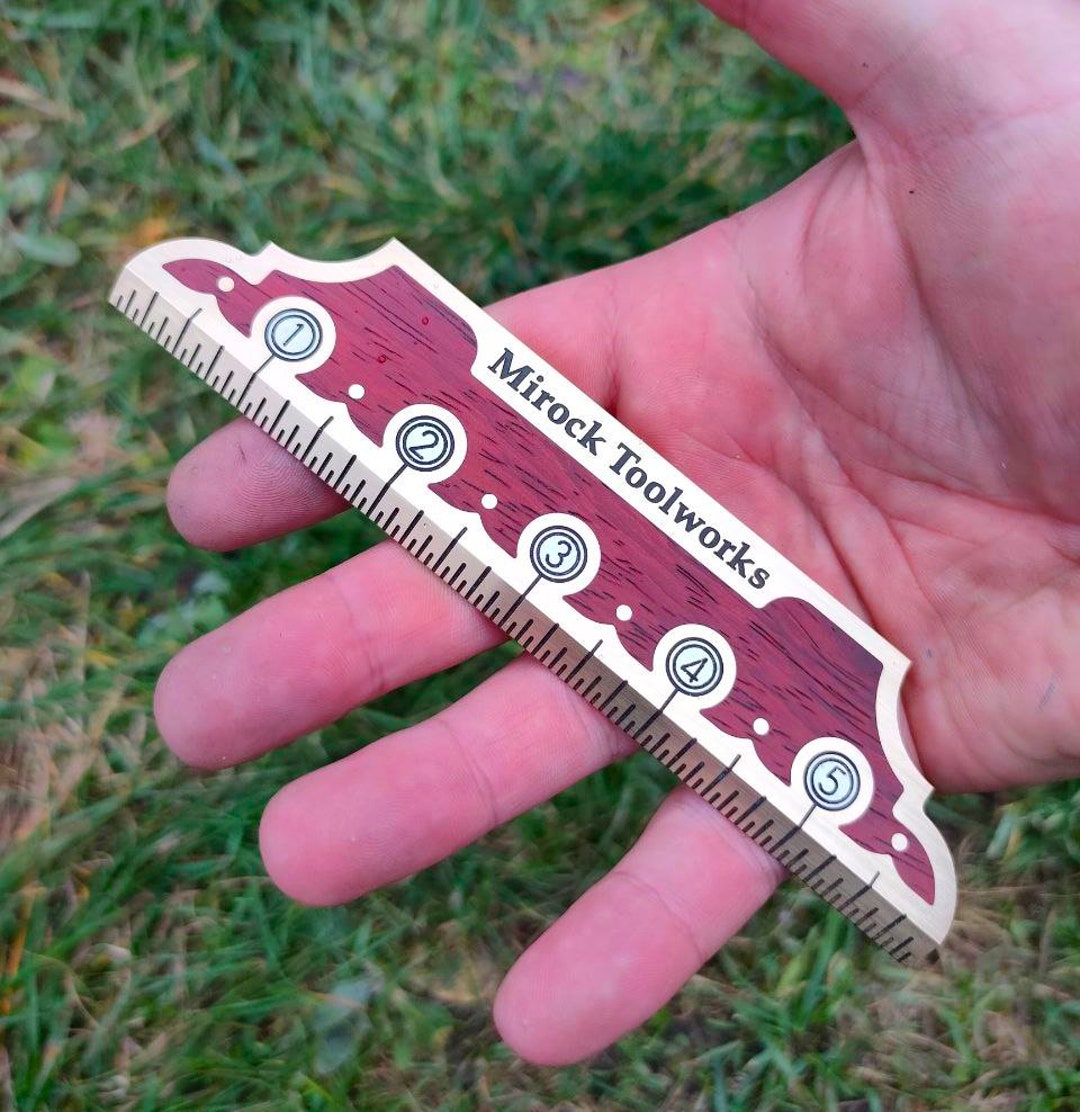 Mirock Vintage Brass Ruler 6 Inch - Etsy