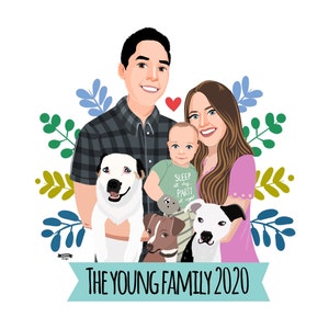 Regalo personalizado para él o ella / Retrato de pareja personalizado / Ilustración de amor para parejas