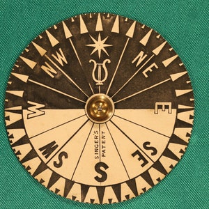Antique Singer's Patent Compass by Francis Barker c1870 image 5
