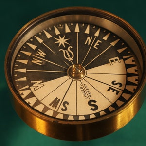 Antique Singer's Patent Compass by Francis Barker c1870 image 1
