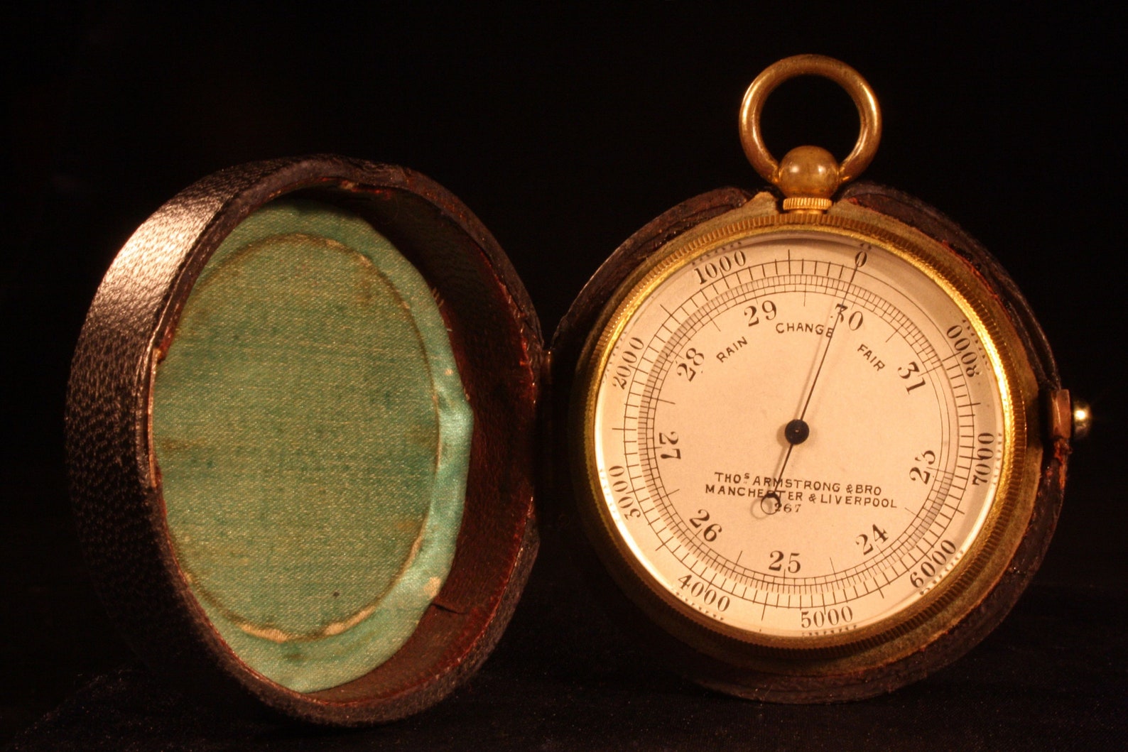 Antique Pocket Barometer Altimeter by Armstrong & Brother No Etsy