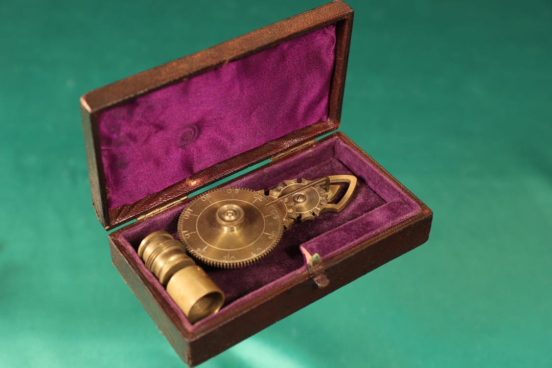 Very Unusual Victorian Revolution Counter or Indicator in Case C1880 - Etsy