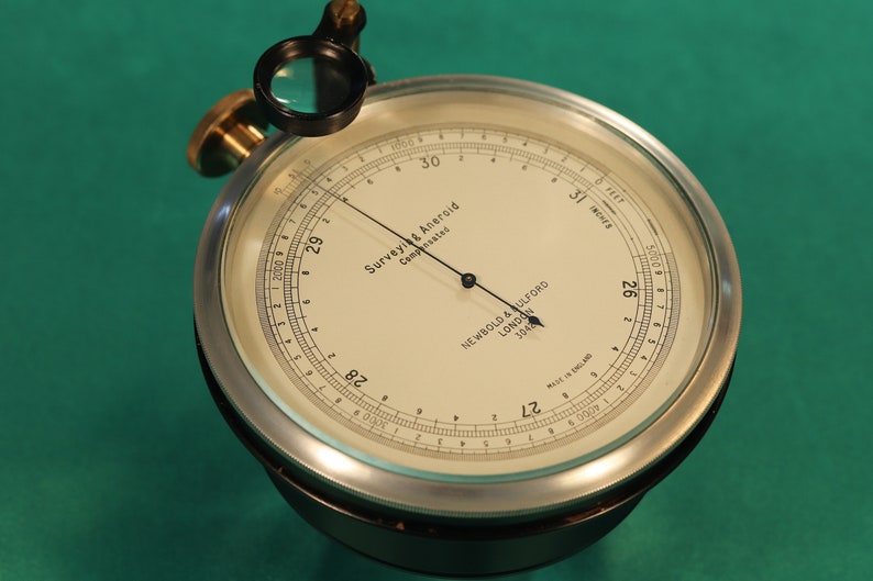 Vintage Surveying Aneroid Barometer by Short & Mason No 3042 Etsy