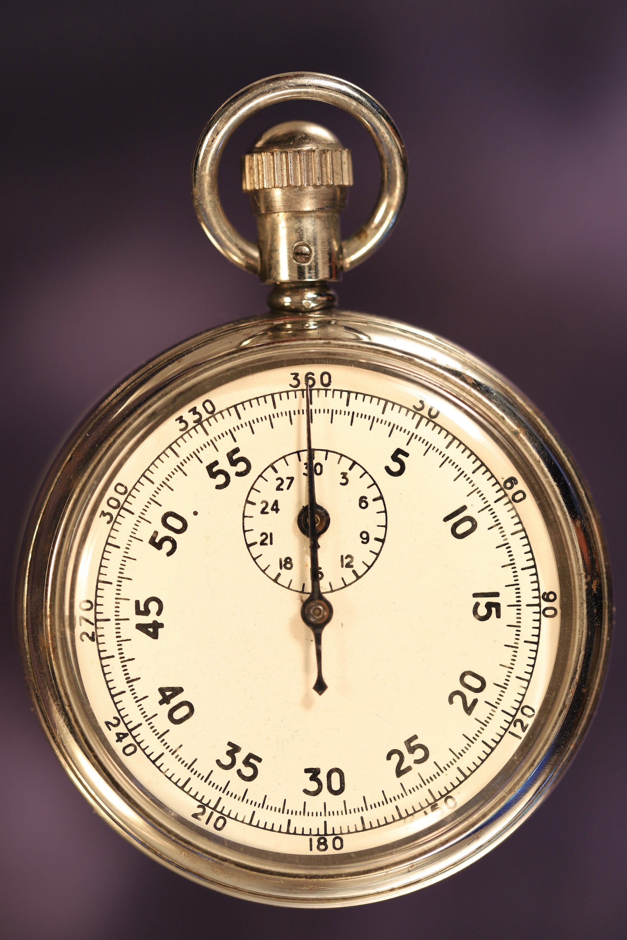 Vintage Military Dennison Cuprel Cased Stopwatch No 32174 VC/2530 1/5th Sec c1945