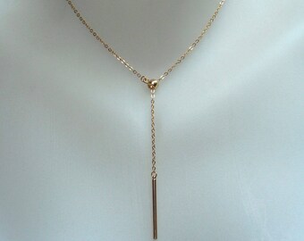 Tais Lariat - Gold plated 24 k gold