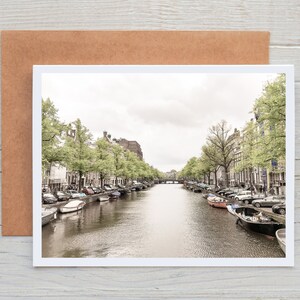 Les canaux d’Amsterdam (fr) Photographie de voyage Impressions de taille de carte postale Utilisation en ligne (fr) Blog ( Social (social) Site Web (en anglais) Téléchargement numérique instantané