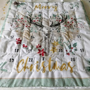 Hand Sewn by Mum Fabric Advent Calendar - Foraging in the Forest Stag
