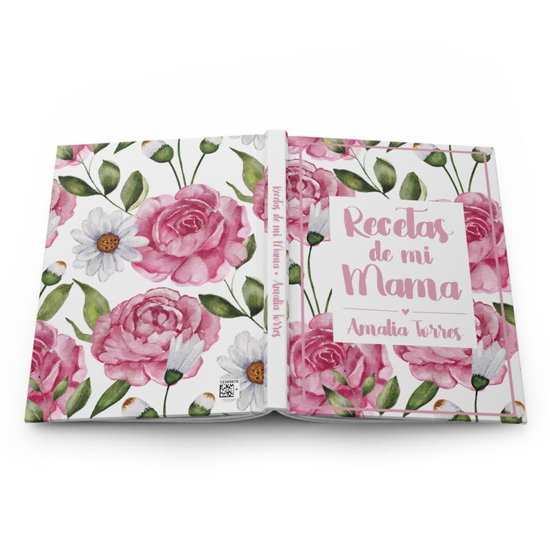 Libro Personalizado para Recetas de Familia Ideas de Regalo de Boda Libro de Recetas Personalizado para Hijos Regalo para Mama Personalizado imagem 1