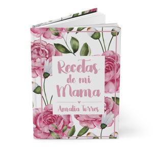 Libro Personalizado para Recetas de Familia Ideas de Regalo de Boda Libro de Recetas Personalizado para Hijos Regalo para Mama Personalizado imagem 2