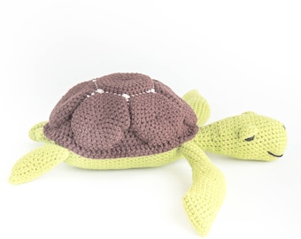 Plush sea turtle gift stuffed turtle lover gifts good luck animal stuffed sea animal turtle amigurumi green animal stuffed animal plushies