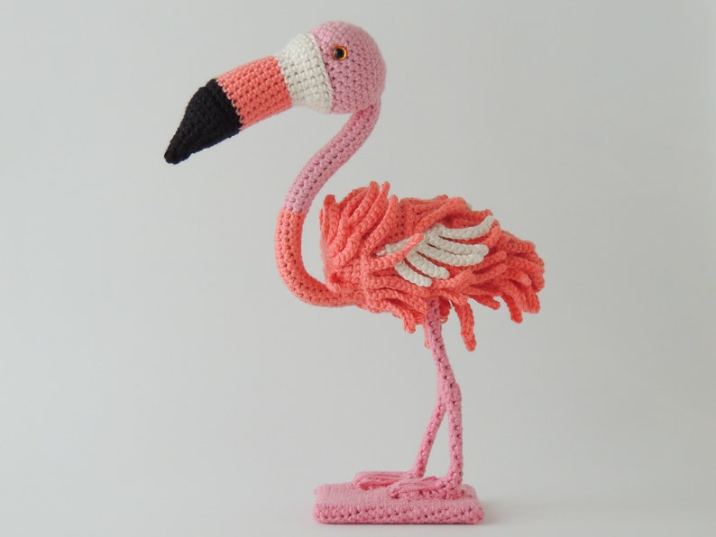 Flamingo decor for room flamingo gifts for girls flamingo cake topper flamingo art ornament flamingo birthday office flamingo figurine image 5