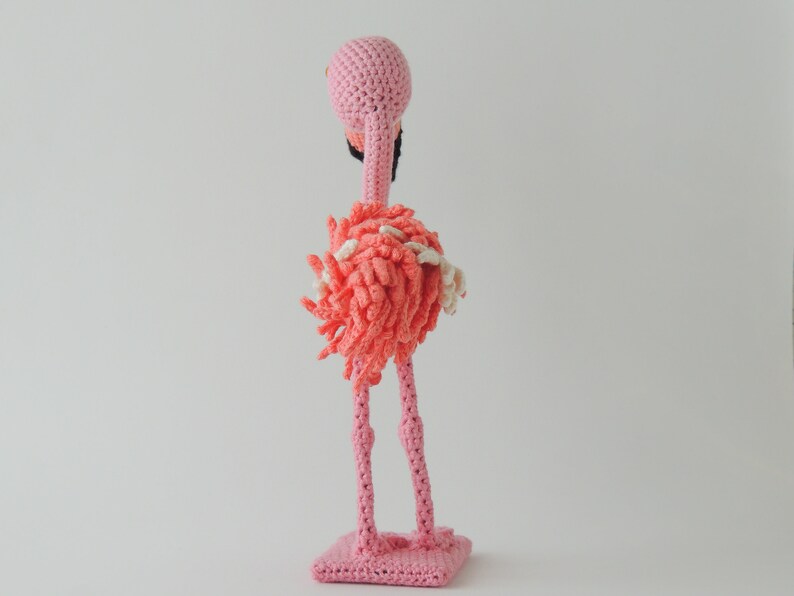 Flamingo decor for room flamingo gifts for girls flamingo cake topper flamingo art ornament flamingo birthday office flamingo figurine image 7