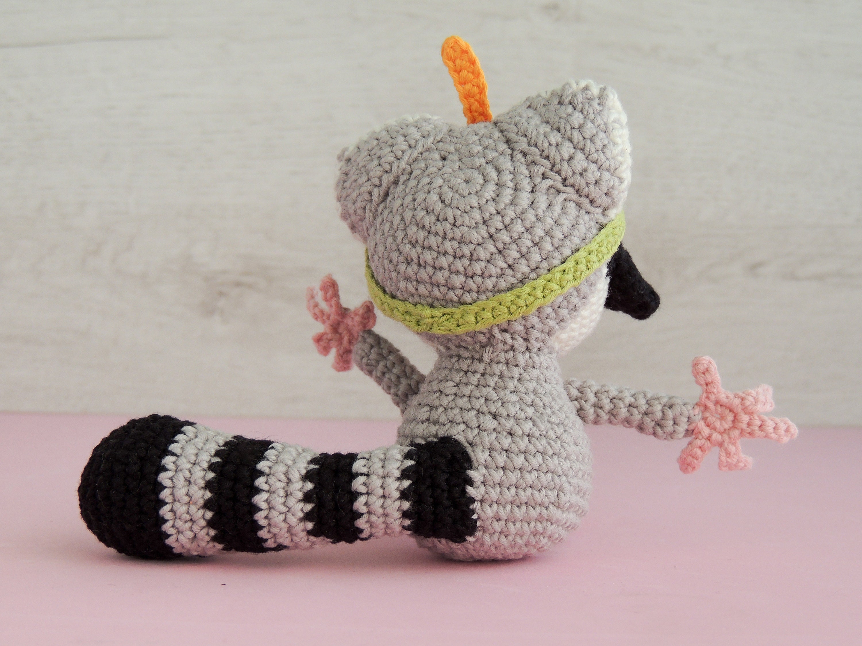 Waschbär-Hünsfer Apache Geschenk indischer Waschbär Amigurumi | Etsy