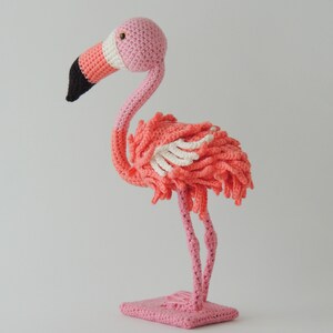 Flamingo decor for room flamingo gifts for girls flamingo cake topper flamingo art ornament flamingo birthday office flamingo figurine image 6