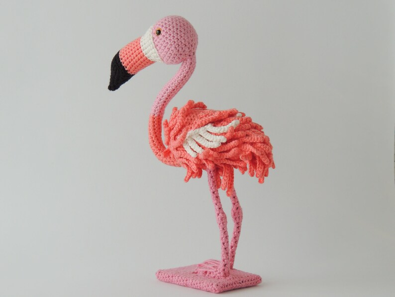 Flamingo decor for room flamingo gifts for girls flamingo cake topper flamingo art ornament flamingo birthday office flamingo figurine image 6