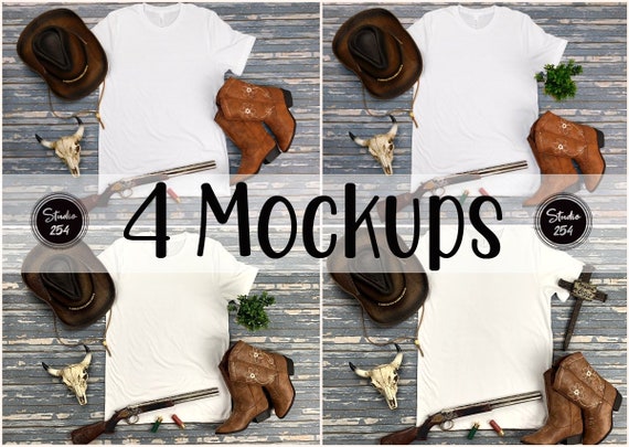 Bella Canvas 3001 Adult Shirt Mockup Mock Up Flatlay Etsy