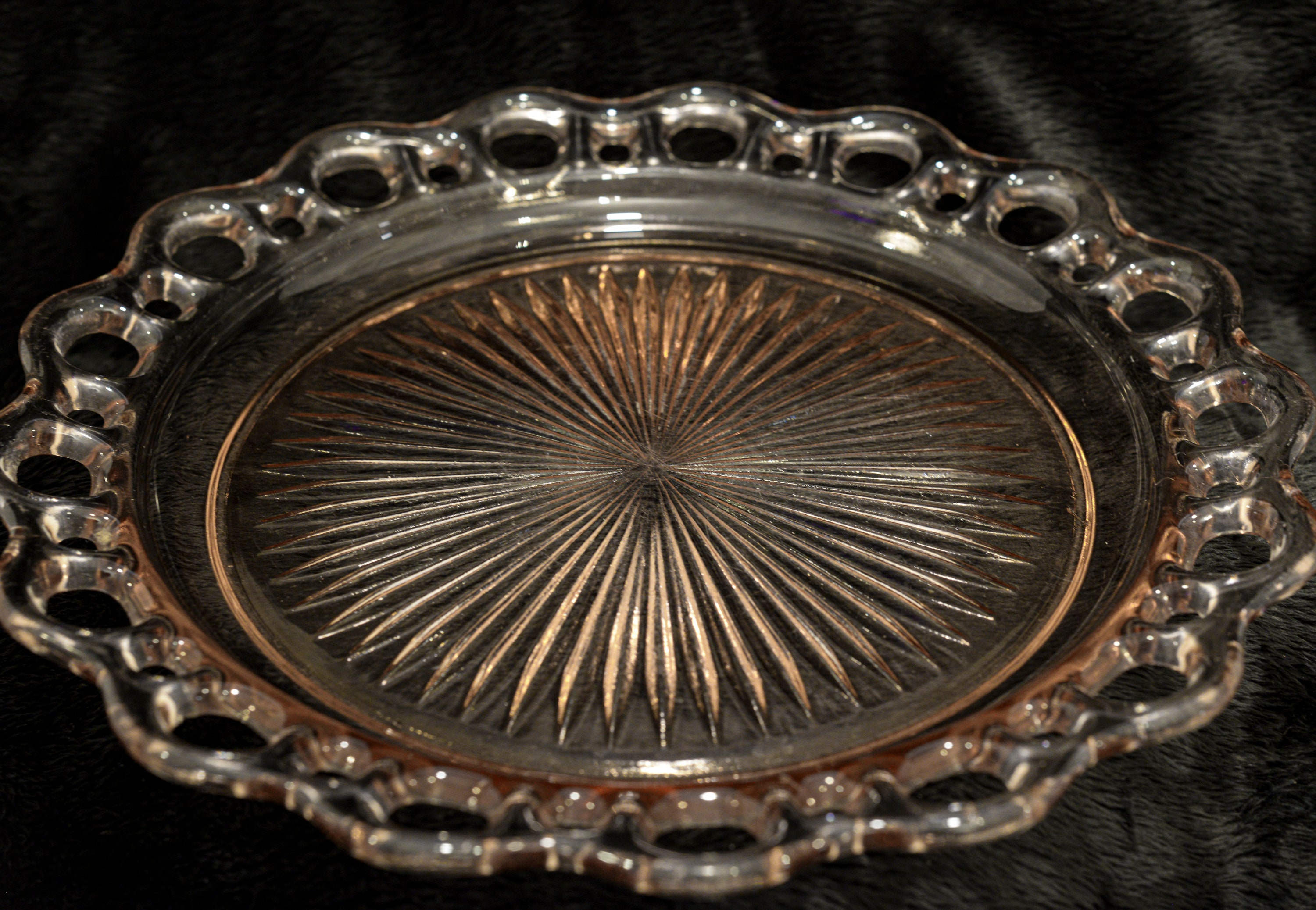 Open Lace Old Colony Pattern PINK Vintage Depression Glass Etsy