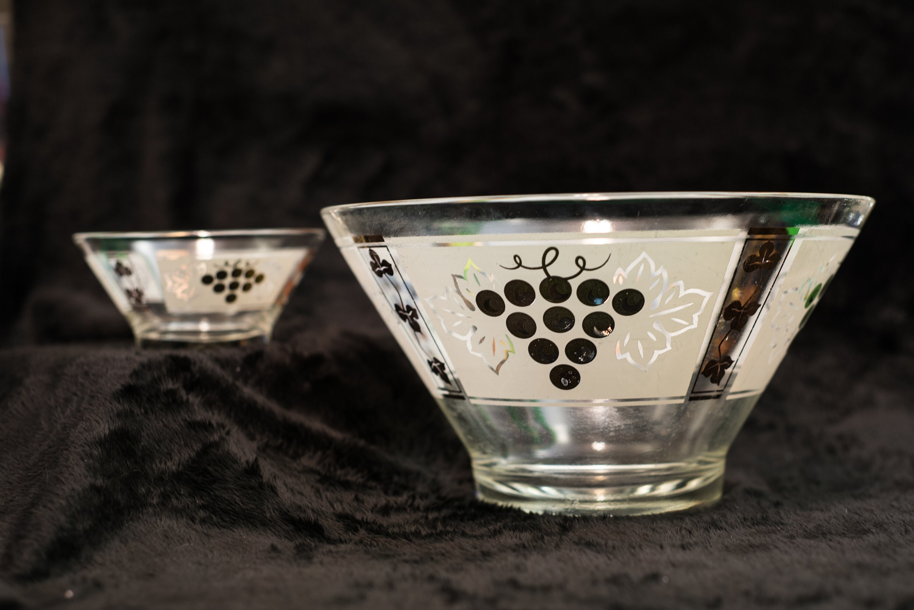 Vintage Chip & Dip Bowl Set by Hazel Atlas Etsy